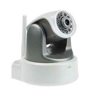 H.264 P2P 1.0MP 720P Surveillance HD Wireless IP Camera ,Wi Fi ,SD,IR Cut,11 LED,RJ45,Onvif  White Gray