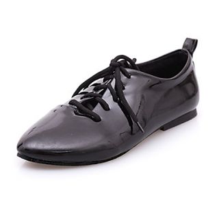 Faux Leather Womens Flat Heel Comfort Oxfords Shoes(More Colors)