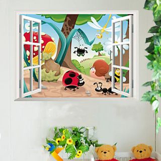 Animal Insects Family Nursery Kids Room Wall Sticker