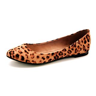 Suede Womens Flat Heel Comfort Flats Shoes
