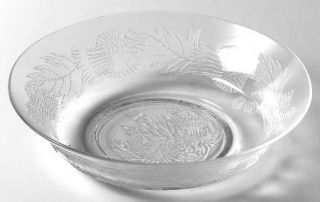 MacBeth Evans Thistle Clear Cereal Bowl   Clear               Depression Glass