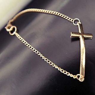 Womens Punk Cross Bracelet