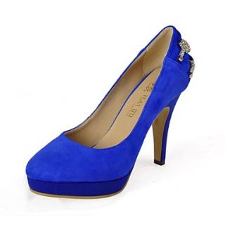 Suede Upper Womens Stiletto Heel Pumps Party/ Evening Shoes (More Colors)