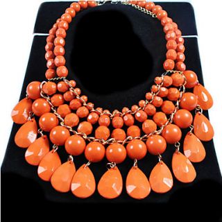 Womens Multi layer Drops Necklace