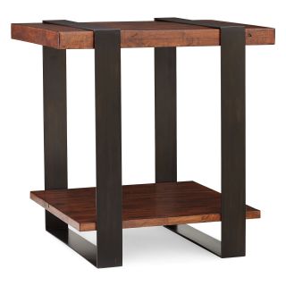 Timber Forge End Table, Dark Espresso