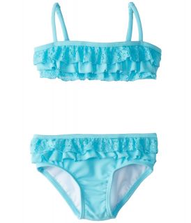 Seafolly Kids Neon Pop Mini Tube Bikini Girls Swimwear Sets (Green)