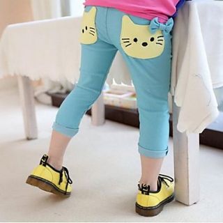 Girls Cat Cropped Trousers(More Colors)