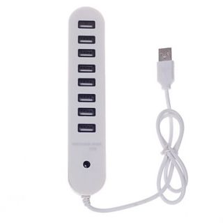 Hi speed 8 Port USB 2.0 Hub (53cm Cable)