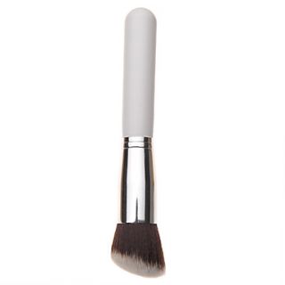 1PCS Pro White Handle Nail Art Dusting Brush With Two Tone Hair 3#