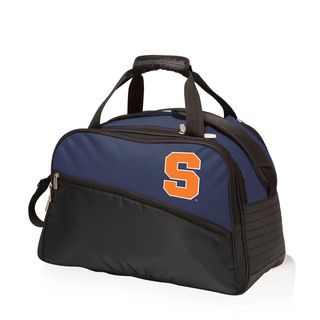 Picnic Time Navy Syracuse University Orange Tundra Duffel Cooler (Navy/ slateMaterials Polyester/ PVC linerQuantity One (1) duffelOpen dimensions 13.5 inches high x 9.3 inches wide x 20 inches long Folded dimensions 15.3 inches high x 2.3 inches wide 