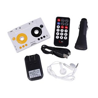 Car Audio  Tape Player Support Memory Card with Remote Control USB Adapter,Cable Earphone