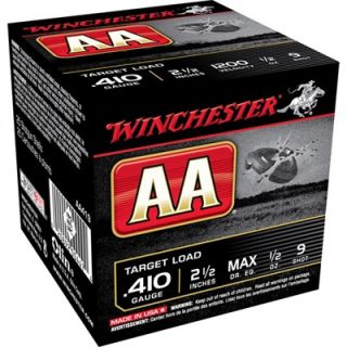 Winchester Aa Shotgun Ammunition   Winchester Aa Shotshells 410ga 2 3/4   1/2oz #9 Shot
