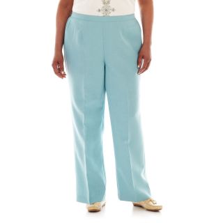 Alfred Dunner When in Rome Pull On Pants   Plus, Aqua, Womens