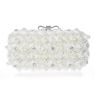Chiffon Wedding/Special Occasion Clutches/Evening Handbags with Rhinestones/Imitation Pearls (More Colors)