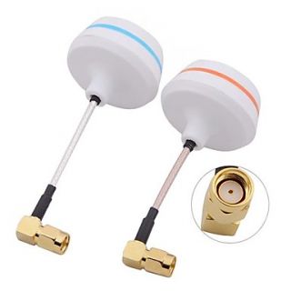 5.8G Right Angle SMA Female Antenna Gains for FPV (1 pair)