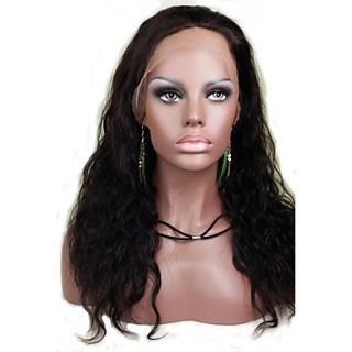 Affordable Lace Front 16 Loose Body Wave 100% Indian Remy Human Hair Lace Wig 5 Colors to Choose