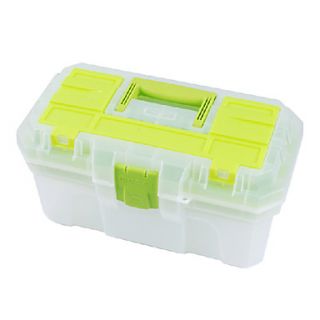 (412320.5) Plastic Green Buckle Tool Boxes