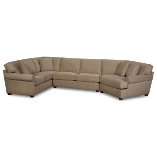 Possibilities Roll Arm 3 pc. Left Arm Sofa Sectional, Kangaroo