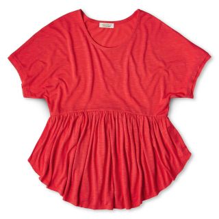 DREAMPOP by Cynthia Rowley Peplum Top   Girls 6 16, Coral, Girls