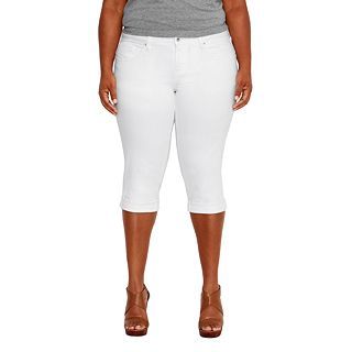 Levi s 515 Capris   Plus, White, Womens