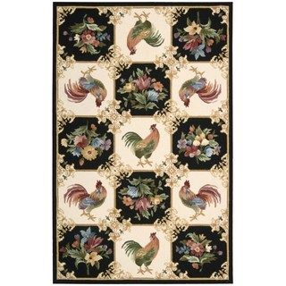 Nourison Country Heritage Ivory/black Rug (36 X 56)
