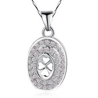 Fashion Round Shape Silvery Alloy Womens Necklace(1 Pc)