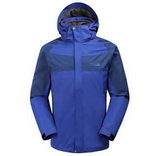 MAKINO Mens Waterproof Windproof Detachable Long sleeved Jacket for Camping