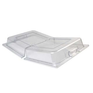 Winco Full Size Dome Hinged Cover, Polycarbonate