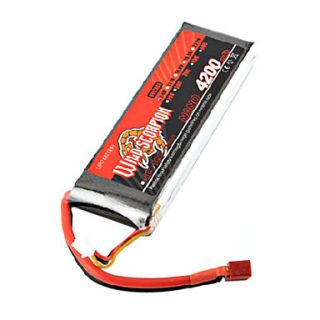 Wild Scorpion 22.2V 6S 4200mAh 30C Li Po Battery(T Plug)