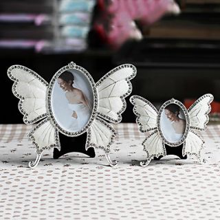Modern Style Butterfly Shape Polyresin Picture Frame