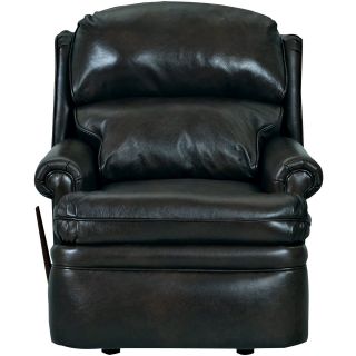 Sylvan Leather Recliner, Black