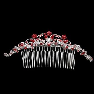Beautiful Alloy Wedding Bridal Hair Comb With Crystal(More Color)