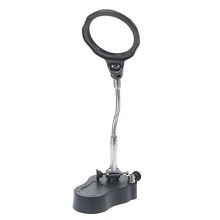 MG16126 Helping Hand Me Magnifier LED Light With Soldering Stand