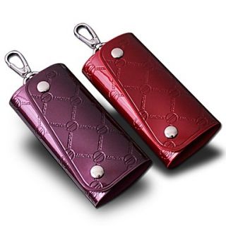 MenS Patent Leather Fashion Multicolor Cute Key Cases