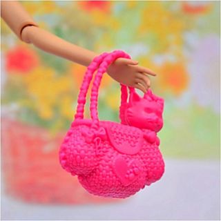 Barbie Doll Little Cat Fuschia PVC Handbag