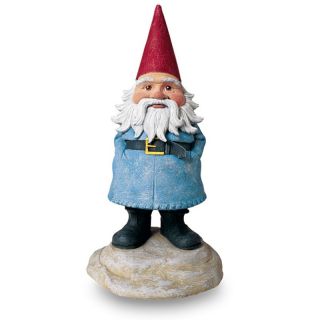 Exhart 13 in. Talking Travelocity Roaming Gnome Multicolor   60318