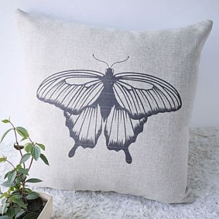 Classic Chiense Traditonal Painting Le Papillon Decorative Pillow Cover