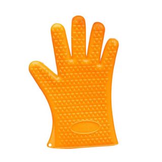 Silicone Antiskid Insulated Mitt, W17.5cm x L27.5cm(W7 x L11)