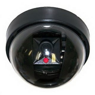 4 Dummy Imitation Security Cameras with Flashing Light LED Cost effective Surveillance CCTV Simulated Dome Camera