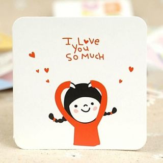 I Love You So Much Side Fold Greeting Card for Mothers Day