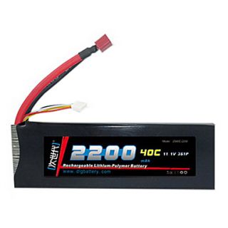 DLG 11.1V 2200mAh Li Po Battery(T Plug)