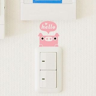 Animals Pig Paste Wall Stickers