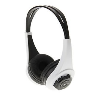 MD 333 High Quality On ear Headphone Headset (White)