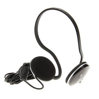 920 3.5mm High Quality On ear Neck Band Headphone Headset with Mic for Computer(Silver)