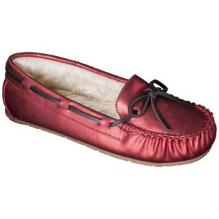 Womens Chaia Sparkle Moccasin Slipper   Red 11