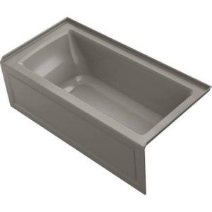 Kohler K 1946 RA K4 Archer 60 x 30 Integral Apron Bath with Tile Flange & Righ