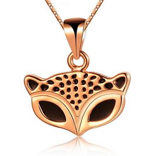 Elegant Cat Face Shape Alloy Womens Necklace(1 Pc)(Gold,Silver)