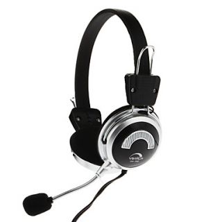 Yh 513 3.5mm Stereo Wire Control PC Computer Headphone Built In Mic