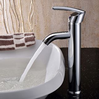 Elegant Brass Bathroom Sink Faucet   Chrome Finish