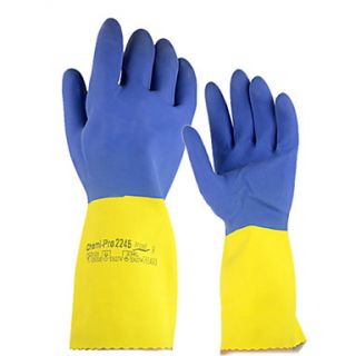 Ansell Rubber Antiskid Abrasion Resistant Work Protection Industria Protective Washing Clothing Household Gloves [L]